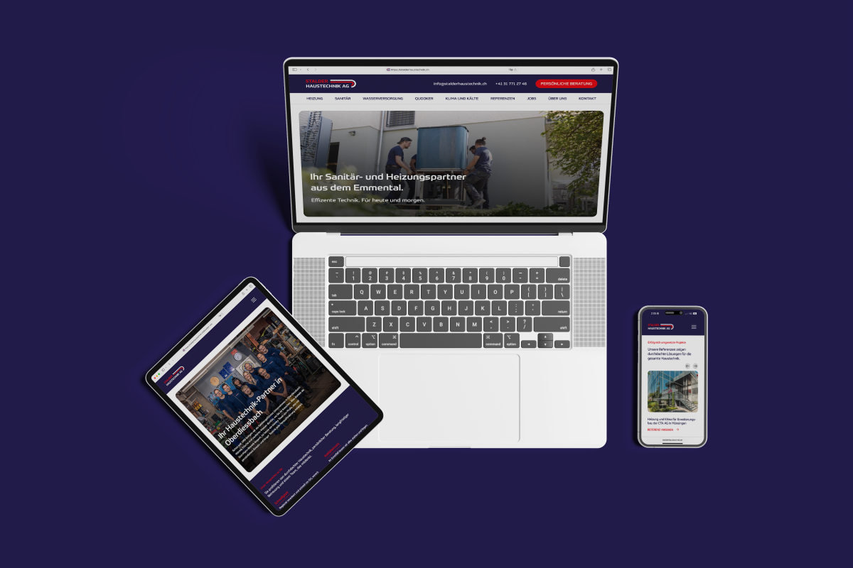 Neues Branding & Website: Effiziente Technik. Für heute und morgen.